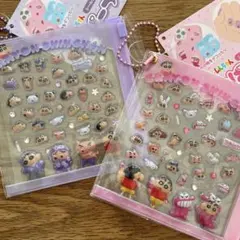 しんちゃん　デコパーツ　シール