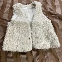 新品未使用！gaminerie白色ベスト