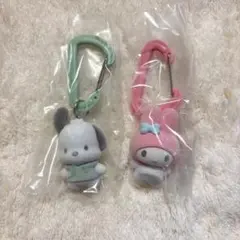 サンリオ カラフル カナビラマスコットチャーム ポチャッコ マイメロ ガチャ