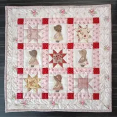 ❤スーちゃん＆イブニングスターのタペストリー【春】❤パッチワークキルト