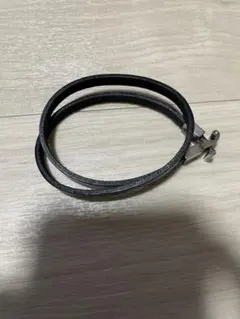 Paul Smith COLLECTION レザーブレスレット ブラックのサムネイル