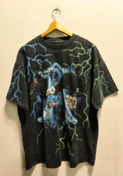 Lサイズ LA買い付けアイテムFirstrowウォッシュグリーンイーグルクロス