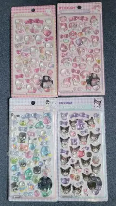 ボンボンドロップシール サンリオ 4枚セット