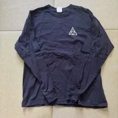 HUF トライアングルロゴ 長袖Tシャツ ブラック Lのサムネイル