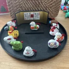 干支　15体セット 薬師窯 三枝惣太郎 越智陶芸 陶昇窯 昭峰 2026年最新】干支 置物の人気アイテム - メルカリ