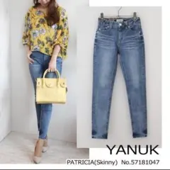 ⭐️YANUK⭐️アンクル スキニー カットオフ デニムパンツ　PATRICIA