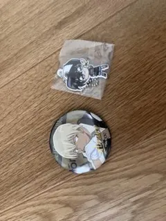 名探偵コナン　缶バッジとキーホルダーセット