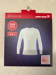 ユニクロ ヒートテック ウルトラウォーム クルーネックT（長袖）オフホワイト M