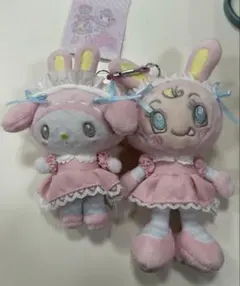 メゾピアノ ベリエちゃん マイメロ マスコットホルダー サンリオ ぬいぐるみ