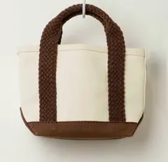 新品　L.L.Bean ウェブハンドル　トートバッグ ミニ ブラウンのサムネイル