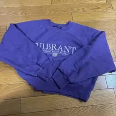 紫色 パープル スウェット トレーナー
