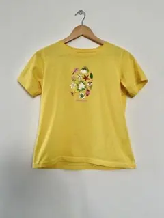 mont-bell モンベル レディース Tシャツ M フラワー イエロー 半袖のサムネイル