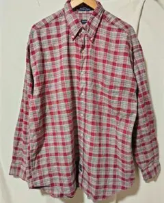 GANT ガント　古着　チェック　ネルシャツ　L