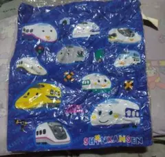 【未開封】2002 しんかんせん　サンリオ　巾着袋 　約34×40　平成レトロ