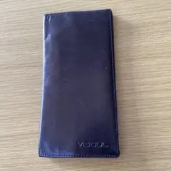 VISOUL 札入れ 長財布 メンズ 二つ折り ICカード収納 黒