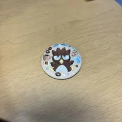 バッドばつ丸刺繍缶バッチ