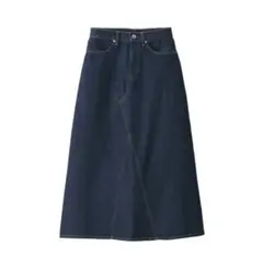 無印良品　デニムＡラインスカート