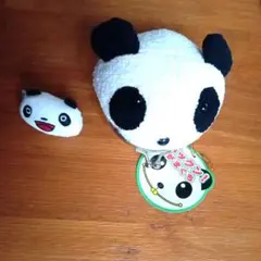 パンダ コインケース と髪留めセット