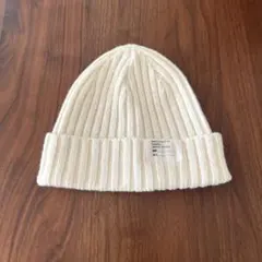Racal ホワイト ニット帽 サイズF