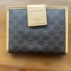 CELINE 二つ折り財布 ブラウン ベージュのサムネイル