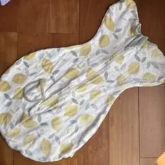 BRILBE スワドル レモン柄 コットンおくるみ　Mサイズ