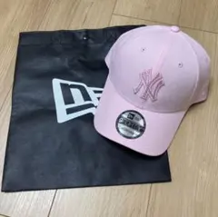 newera 9FORTY ピンク ラインストーン ヤンキース キャップ 新品