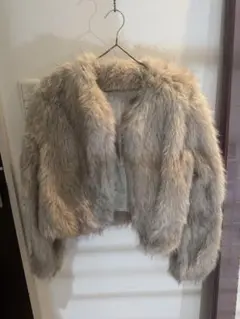 グレー ファーコート