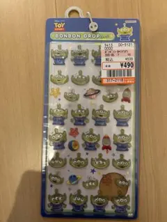 正規品　第一弾　ボンボンドロップシール　リトルグリーメン 大　エイリアン
