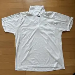 【美品】adidas golf CLIMA ハーフジップシャツ L ホワイトのサムネイル