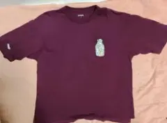 graniph ハムスターの刺繍入りTシャツ(ワインレッド)のサムネイル