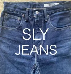 SLY JEANS スリムストレートデニム インディゴ　25のサムネイル