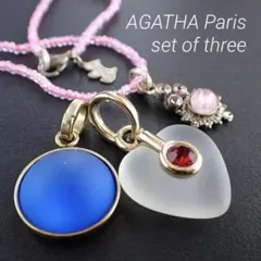 【3個セット】AGATHA アガタパリ ネックレス&ペンダントトップ スコッティ