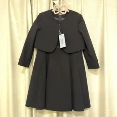 ショパン　CHOPIN 濃紺　ワンピース　ジャケット　セット　小学校受験　美品