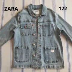 ZARA ザラキッズ ライトブルー ストレッチ デニム ジャケット 120 春