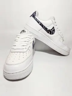 NIKE AF1 ロー ’07 黒ペイズリー 23.5cm 美品