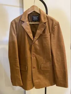 本革 ブラウンジャケット leather jacket レザージャケット
