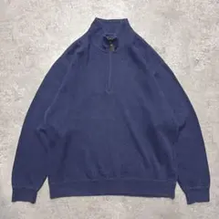 90s ORVIS ハーフジップ スウェットシャツ vintage L