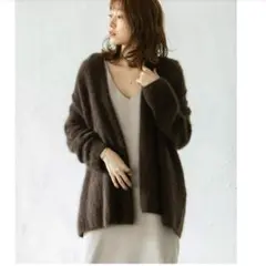 ラクーンニット　オーバーカーディガン