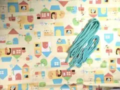 すみっコぐらし　生地60×110　ループ紐2種類セット