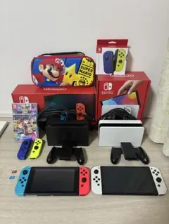 【2台分】NintendoSwitch microSD128GB 有機EL本体