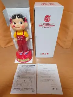 ペコちゃん 首振り人形 100周年 非売品 ☆不二家創業100周年記念☆首振りペコちゃん人形【従業員向け限定