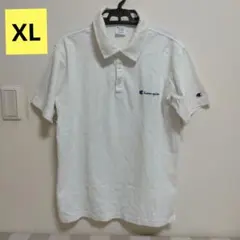 チャンピオン　ポロシャツ XL 半袖 メンズ ゴルフ 白　LL O