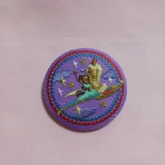 ディズニー　刺繍缶バッジ アラジン