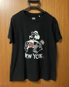 UNIQLO UT ミッキーマウス 半袖Tシャツ ブラック XL