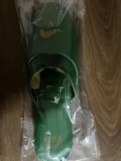 村上隆 お花ビニールスリッパ 27.0cm Lサイズ 緑色 カイカイキキ 