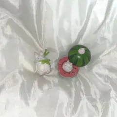 ジブリ 小トトロ やさいあそび コレクション ねぎ　スイカ