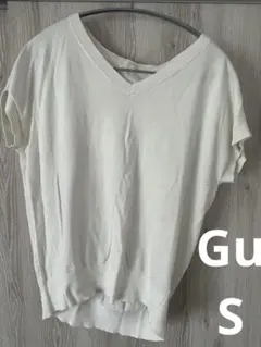 ニット　半袖　gu S