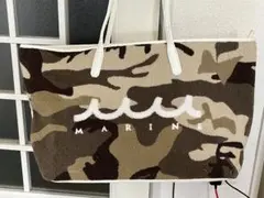 迷彩柄タオル地トートバッグ MARINEのサムネイル