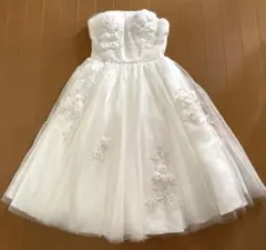 Garden of Grace ドレス ミニ パール 刺繍 二次会 ホワイト