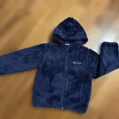 【美品】Champion フリースジャケット 120 ネイビー